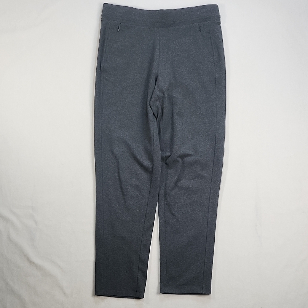 Talbots Gray Track Pants with Streamlined Fit and Stretch Fabric